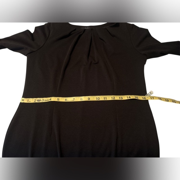 Chadwicks Elegant Black Round Neck Sheath Dress - Picture 8 of 8